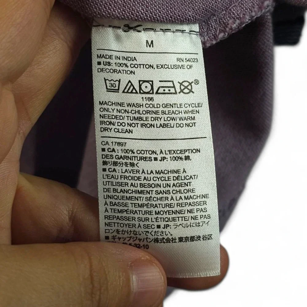 Banana Republic Mens M Organic Cotton Pique Polo Shirt Short Sleeve Purple